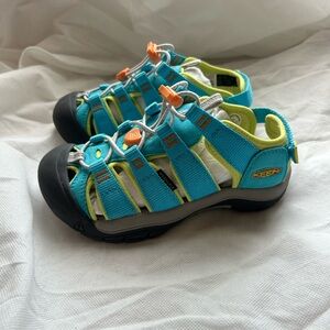 Keen Kids' Blue and Yellow Adventure Sandals
